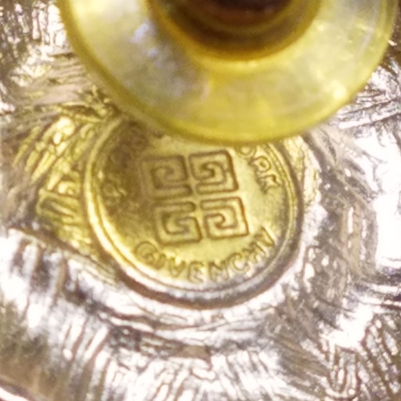 Givenchy Pearl and Gold Tone Earrings - Picture 3 of 4